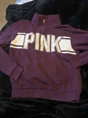 Victorias Secret Pink Womens Sz S Long Sleeve Pullover Soft Sweatshirt (M34)
